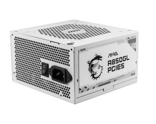 MSI Zasilacz MSI MAG A850GL PCIE5 WHITE 850W 80+ Gold ATX 3.1