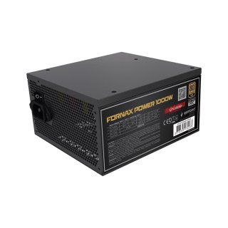 GEMBIRD GEMBIRD ZASILACZ KOMPUTEROWY FORNAX POWER 1000W 80+ GOLD ATX, 1000W, AKTYWNE PFC, 12CM WENTYLATOR