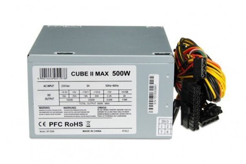 IBOX Zasilacz IBOX CUBE II 500W 12 CM FAN ZIC2500W12CMFA