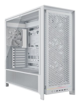 Corsair Obudowa PC Corsair Frame 5000D, Midi-Tower, E-ATX, Szkło hartowane - biała