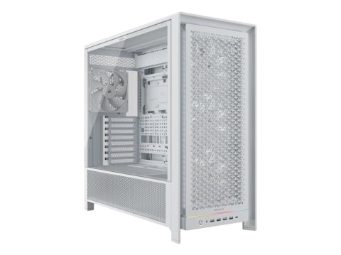 Corsair Obudowa PC Corsair Frame 5000D, Midi-Tower, E-ATX, Szkło hartowane - biała