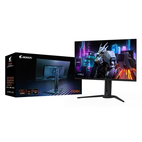 Gigabyte GIGABYTE AORUS FO32U EK monitor komputerowy 80 cm (31.5") 3840 x 2160 px 4K Ultra HD OLED Czarny