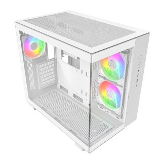 Montech Obudowa PC Montech KING 65 PRO, Midi-Tower, ATX, ARGB, Szkło Hartowane - biała