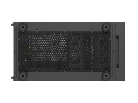 NATEC NATEC OBUDOWA GAMINGOWA GENESIS DIAXID 605 ARGB MIDI TOWER USB-C Z OKNEM CZARNA