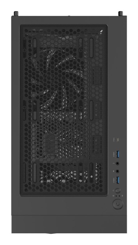NATEC NATEC OBUDOWA GAMINGOWA GENESIS DIAXID 605F MIDI TOWER USB-C Z OKNEM CZARNA