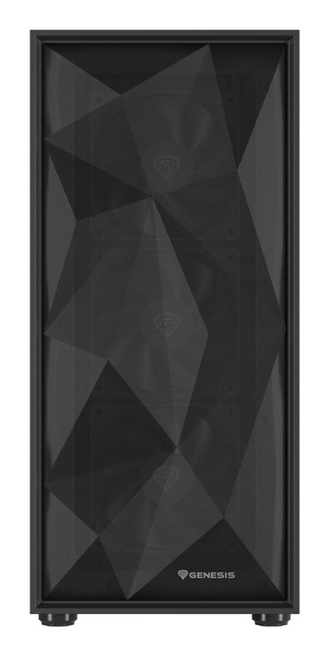 NATEC NATEC OBUDOWA GAMINGOWA GENESIS DIAXID 605F MIDI TOWER USB-C Z OKNEM CZARNA