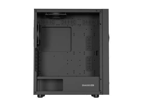 NATEC NATEC OBUDOWA GAMINGOWA GENESIS DIAXID 605F MIDI TOWER USB-C Z OKNEM CZARNA