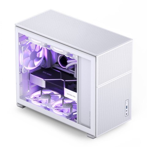 Jonsbo Jonsbo D31 MESH Micro-ATX Obudowa, Szkło Hartowane - białe