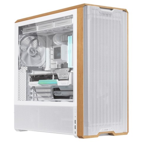LIAN LI Obudowa PC Lian Li Lancool 217, Midi-Tower, ATX, szkło hartowane - biały