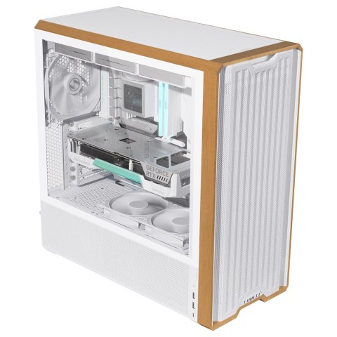 LIAN LI Obudowa PC Lian Li Lancool 217, Midi-Tower, ATX, szkło hartowane - biały