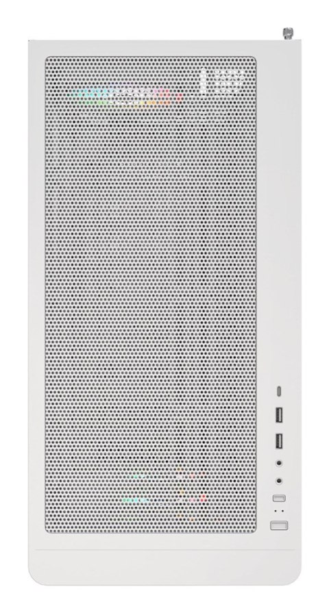 Montech Drewniana obudowa PC Montech XR, Midi-Tower, ATX, ARGB, Szkło hartowane - biała