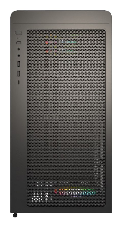 Montech Drewniana obudowa PC Montech XR, Midi-Tower, ATX, ARGB, szkło hartowane