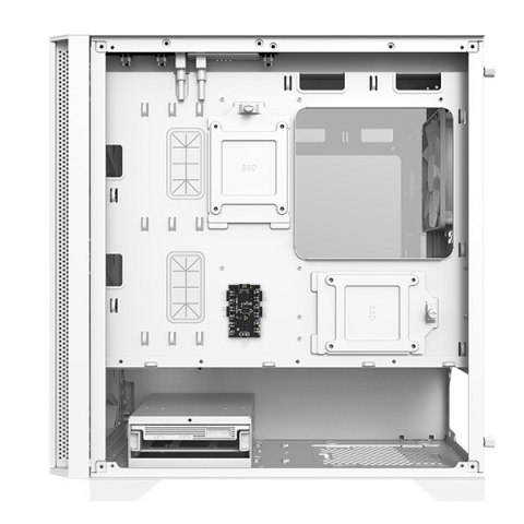 Montech Montech AIR 100 ARGB, Micro-ATX, szkło hartowane - białe