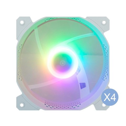 Montech Montech AIR 100 ARGB, Micro-ATX, szkło hartowane - białe
