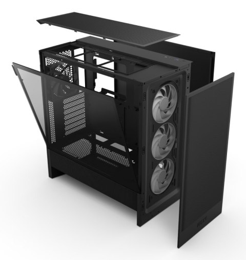 NZXT NZXT H5 Flow RGB Midi Tower Czarny