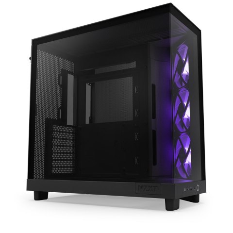NZXT NZXT OBUDOWA KOMPUTEROWA NZXT H6 FLOW RGB MIDI TOWER Z OKNEM CZARNA
