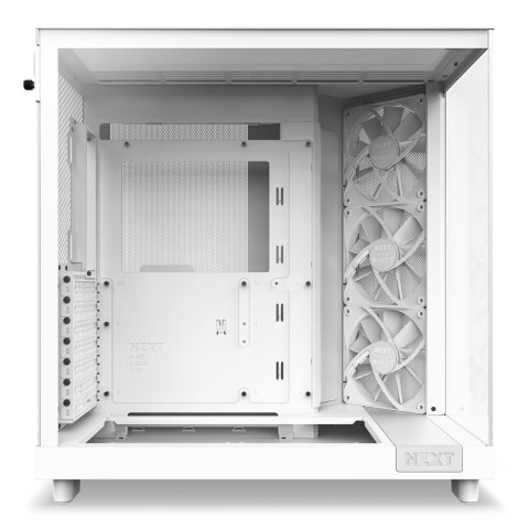 NZXT NZXT OBUDOWA KOMPUTEROWA NZXT OBUDOWA H6 FLOW MIDI TOWER Z OKNEM BIAŁA