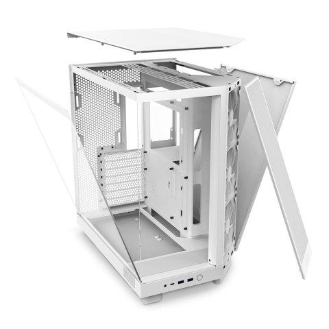 NZXT NZXT OBUDOWA KOMPUTEROWA NZXT OBUDOWA H6 FLOW MIDI TOWER Z OKNEM BIAŁA