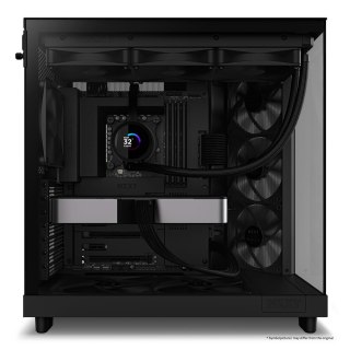 NZXT NZXT OBUDOWA KOMPUTEROWA NZXT OBUDOWA H6 FLOW MIDI TOWER Z OKNEM CZARNA