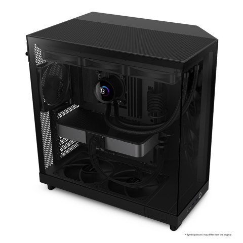 NZXT NZXT OBUDOWA KOMPUTEROWA NZXT OBUDOWA H6 FLOW MIDI TOWER Z OKNEM CZARNA
