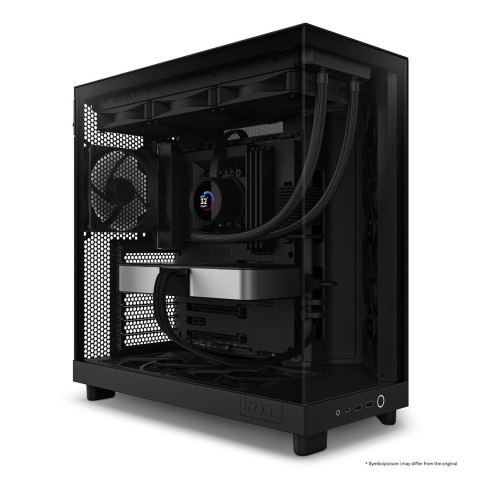 NZXT NZXT OBUDOWA KOMPUTEROWA NZXT OBUDOWA H6 FLOW MIDI TOWER Z OKNEM CZARNA