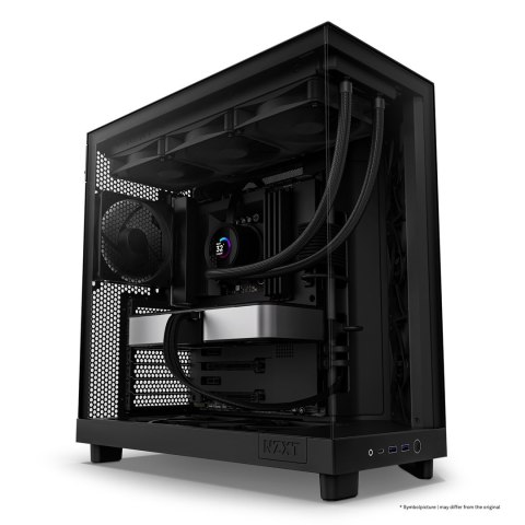 NZXT NZXT OBUDOWA KOMPUTEROWA NZXT OBUDOWA H6 FLOW MIDI TOWER Z OKNEM CZARNA