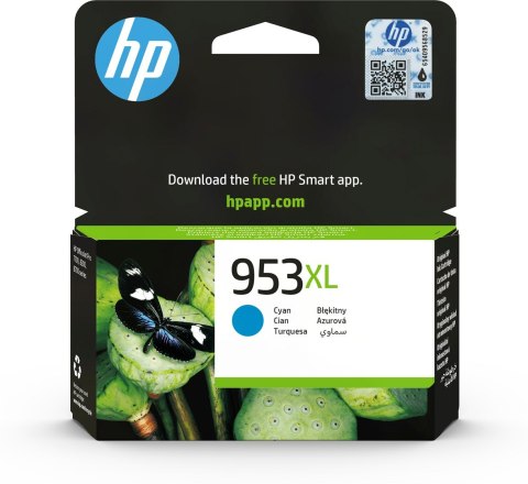 Hewlett-Packard Tusz HP niebieski HP 953XL, HP953XL=F6U16AE, 1600 str.,20 ml.