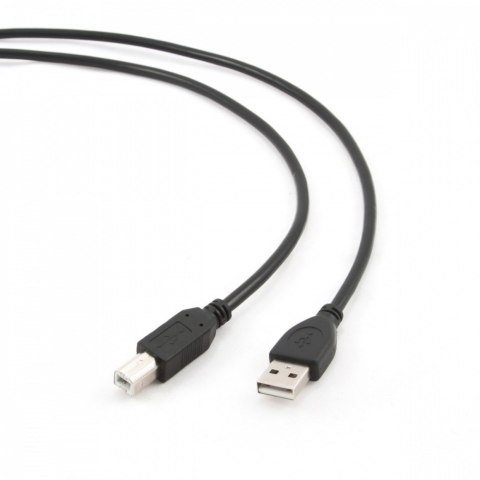 Gembird Kabel USB 2.0 typu AB AM-BM 1.8m czarny