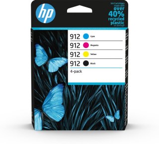 Hewlett-Packard Tusz HP zestaw HP 912, HP912=6ZC74AE, zawiera cmyk, 3YL80AE+3YL77AE+3YL78AE+3YL79AE