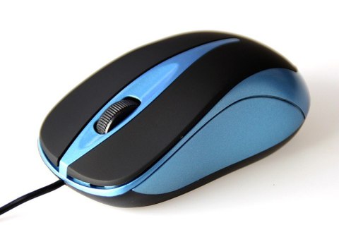 Media-Tech Mysz optyczna PLANO MT1091B (Niebieski)