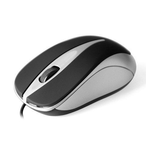 Media-Tech Mysz optyczna PLANO MT1091S (Srebrna)