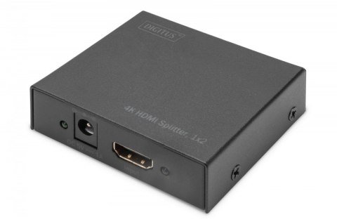 Digitus Rozdzielacz/Splitter HDMI 2-portowy, 4K 30Hz UHD 3D, HDCP 1.3, audio