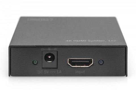Digitus Rozdzielacz/Splitter HDMI 2-portowy, 4K 30Hz UHD 3D, HDCP 1.3, audio