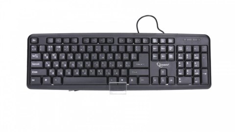 Gembird Klawiatura standardowa USB Cyrylica KB-U-103-RU czarna