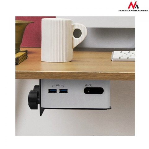 Maclean Uchwyt do mini komputera MC-720 NUC MAC CPU