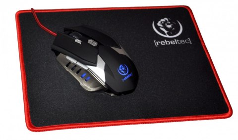 Rebeltec Podkładka pod mysz dla gracza z obszyciem Slider S+ rozmiar 250 x 200 x 3mm