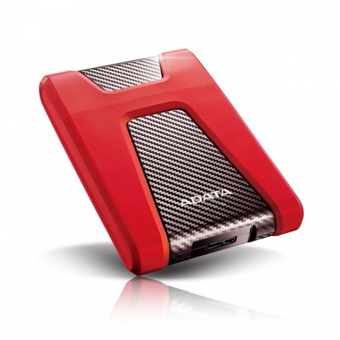 Adata Dysk twardy DashDrive Durable HD650 2TB 2.5 USB3.1 czerwony