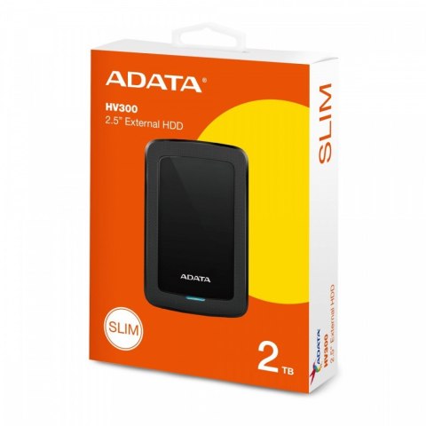 Adata Dysk twardy DashDrive HV300 2TB 2.5 USB3.1 czarny