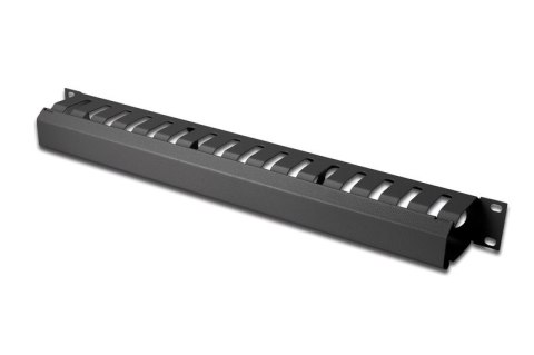 Digitus Organizer kablowy, dukt 19'' 1U, W/40xG/70, czarny (RAL 9005)