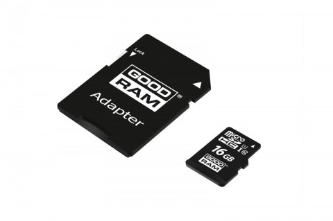 GOODRAM Karta pamięci microSDHC 16GB CL10 + adapter