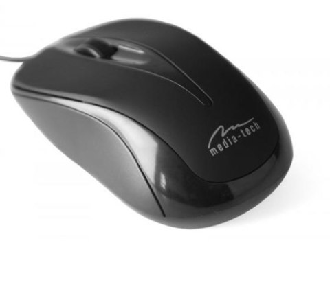 Media-Tech Mysz optyczna PLANO MT1091K (Czarny)