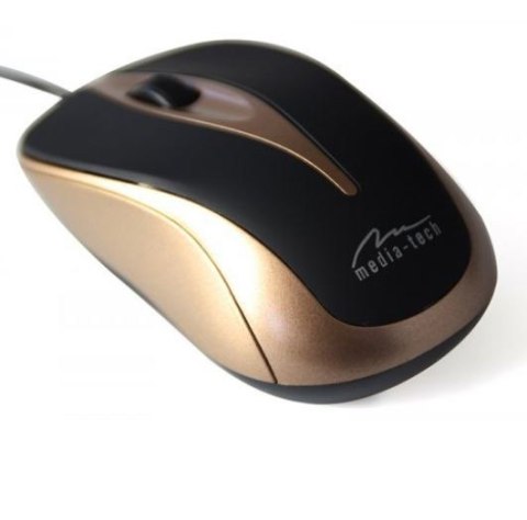 Media-Tech Mysz optyczna PLANO MT1091MO (Miedziany)