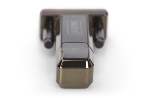 Digitus Konwerter / Adapter USB-A 2.0 męski do RS232 (DB9) męski | Chipset Prolific PL2303GT | Mocowanie na śruby | z dodatkowym kablem 
