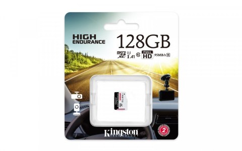 Kingston Karta pamięci microSD 128GB Endurance 95/45MB/s C10 A1 UHS-I
