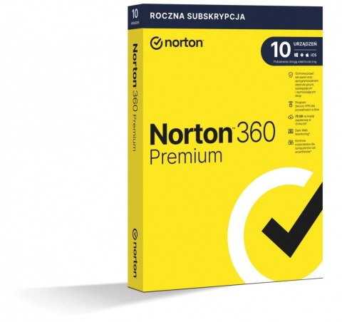 Norton 360 Premium 75GB PL Box 10Urz. 1Rok 2140874