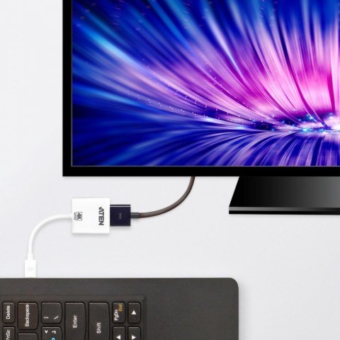 ATEN Adapter Mini DisplayPort do HDMI 4K