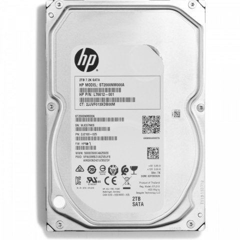 HP Inc. Dysk 2TB 7200rpm SATA 3.5in Enterprise 2Z274AA