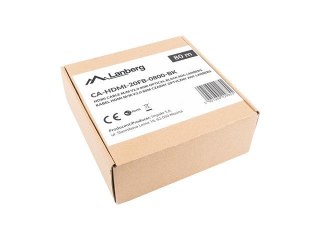 Lanberg Kabel HDMI M/M v2.0 CA-HDMI-20FB-0800-BK 80m czarny