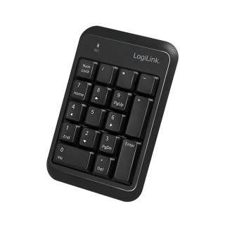 LogiLink Klawiatura numeryczna Bluetooth v5.1 czarna