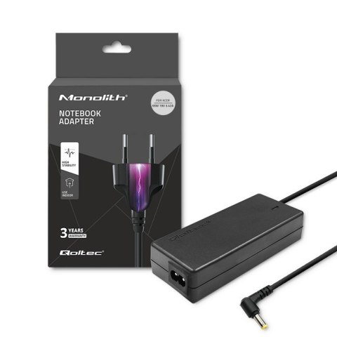 Qoltec Zasilacz do Acer 65W | 19V | 3.42A | 5.5x1.7 |+kabel zasilający